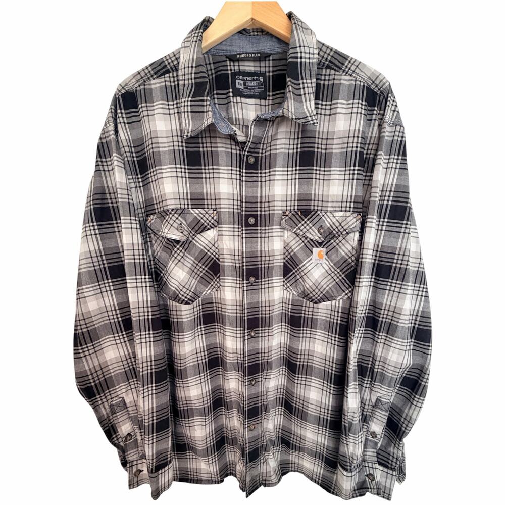 Carhartt Rugged Flex Plaid Shirt Mens 3XL
